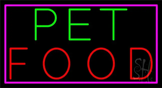 Pet Food 1 LED Neon Sign