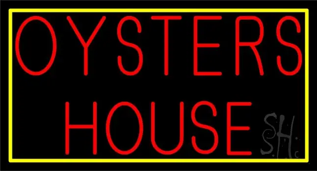Red Oyster House 1 LED Neon Sign