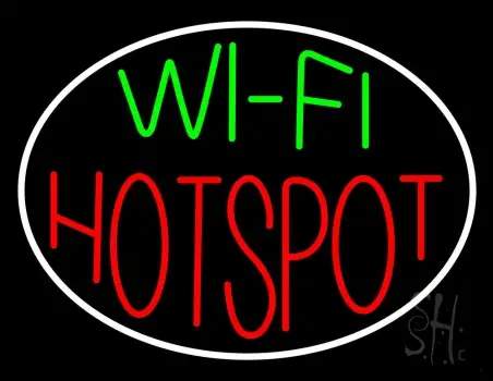 Wi Fi Hotspot 1 LED Neon Sign