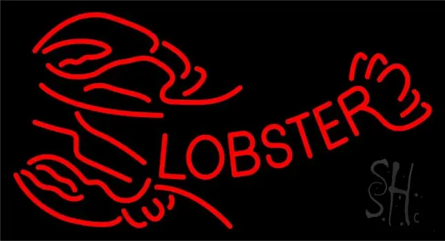 Red Lobster Logo LED Neon Sign