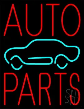 Red Auto Parts Car Logo LED Neon Sign