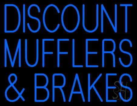 Discount Muflers And Brakes LED Neon Sign