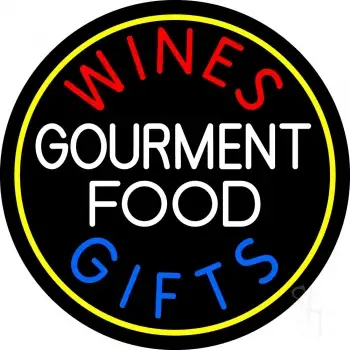 Wines Food Blue Gifts LED Neon Sign