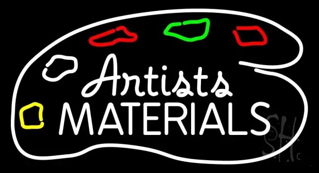 Artists Materials LED Neon Sign