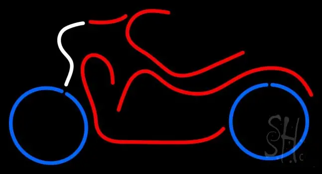 Bike Logo In Red LED Neon Sign