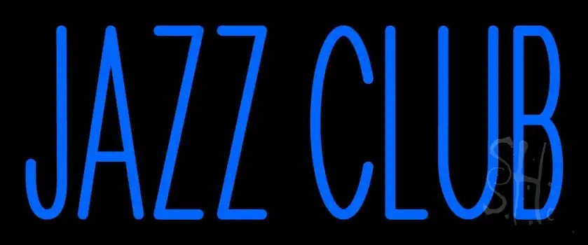Blue Jazz Club LED Neon Sign
