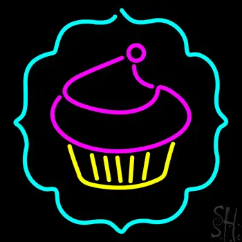 Cupcake Logo LED Neon Sign
