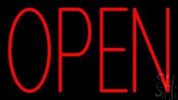 Red Open LED Neon Sign