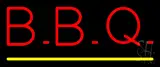 Block BBQ with Yellow Line LED Neon Sign