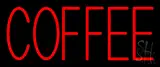 Red Coffee LED Neon Sign