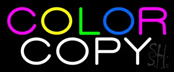Multi Colored Color Copy LED Neon Sign