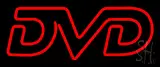 Red DVD LED Neon Sign