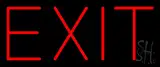 Red Exit LED Neon Sign