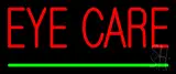 Red Eye Care Green Line LED Neon Sign