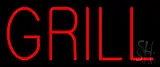 Red Grill LED Neon Sign