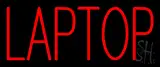 Red Laptop LED Neon Sign