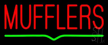 Red Mufflers Green Line LED Neon Sign