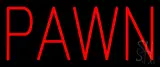 Red Pawn LED Neon Sign