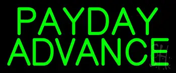 Green Payday Advance LED Neon Sign