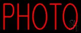 Red Photo LED Neon Sign