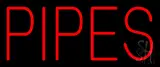 Red Pipes LED Neon Sign
