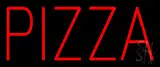 Simple Red Pizza LED Neon Sign