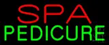 Red Spa Green Pedicure LED Neon Sign