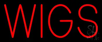 Red Wigs LED Neon Sign