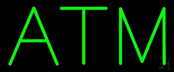 Green ATM LED Neon Sign