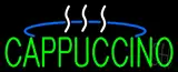 Green Cappuccino Logo Neon Sign