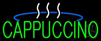 Green Cappuccino Logo Neon Sign