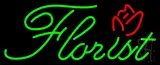 Green Florist Flower Logo Neon Sign