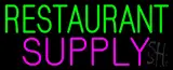 GreenRestaurant Pink Supply Neon Sign