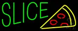 Green Slice Logo Neon Sign
