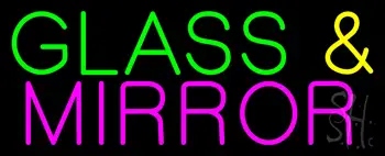 Glass and Mirror Neon Sign