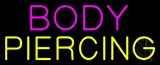Pink Body Yellow Piercing Neon Sign