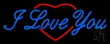 I Love You Logo Heart Logo Neon Sign