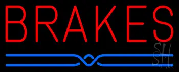 Brakes Block Neon Sign