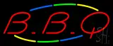 Multicolored Red BBQ Neon Sign