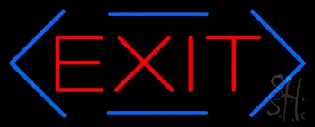 Exit Neon Sign