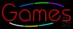 Multicolored Deco Style Games Neon Sign