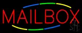 Multicolored Deco Style Mailbox Neon Sign
