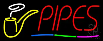 Pipes Multi Colored Neon Sign