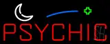 Red Psychic Block Logo Neon Sign
