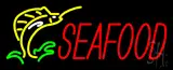 Red Seafood Neon Sign