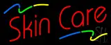 Red Skin Care Multi Colored Waves Neon Sign