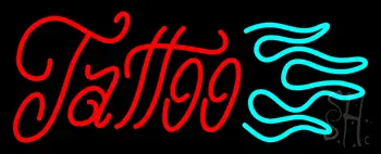 Cursive Tattoo Logo Neon Sign
