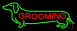 Dog Grooming Logo Neon Sign