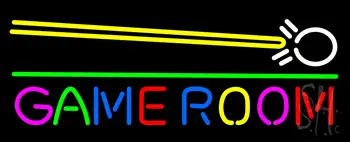 Game Room Cue Stick LED Neon Sign