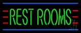Green Restrooms LED Neon Sign